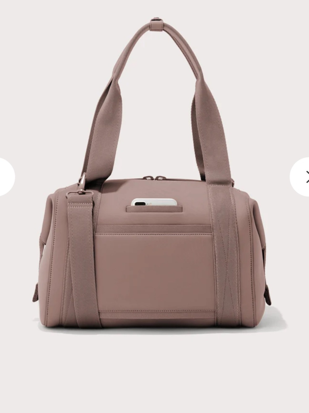 Dagne Dover Landon Neoprene Carryall Medium in Dune - Picture 9 of 11